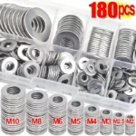 Stainless Steel Flat Washer Assortment Kit (M2, M2.5, M3, M4