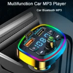 Car Bluetooth 5.0 FM Transmitter Wireless Adapter Mic Audio - Image 4