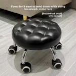 Caster Wheel Stool, Household Mobile Stool with Wheels, Chil - Image 6