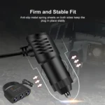 3 in 1 Dual USB Socket 120W Car Cigarette Lighter Splitter 1 - Image 9