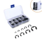 120PCS Black Stainless Steel Retaining Circlip Set Snap Ring - Image 3