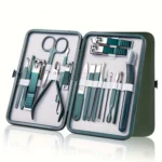 Professional 7/10/12/18 Piece Nail Care Kit Stainless Steel - Image 13