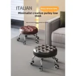 Caster Wheel Stool, Household Mobile Stool with Wheels, Chil - Image 12
