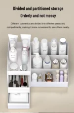 1pc White New Drawer Makeup Storage Box Dormitory Finishing - Image 14