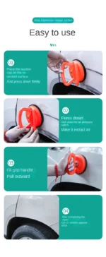 1pcs Dent Puller Pull Bodywork Panel Remover Sucker Tool 2In - Image 13