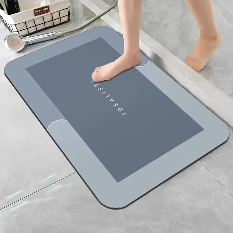 Sca4aea88012a461daca093b5f08d6184Y.webp Diatomaceous Earth Bath Mat Super Absorbent Non Slip Fast Dr - Image 1