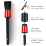 5Pcs Car Cleaning Brush Kit Auto Detail Brushes Dust Brushes - Image 5
