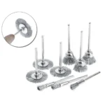 9Pcs/set Steel Wire Brush For Dremel Rotary Tool Paint Rust - Image 9