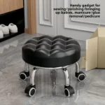 Caster Wheel Stool, Household Mobile Stool with Wheels, Chil - Image 2