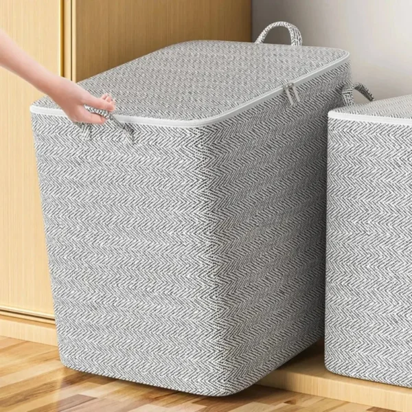Durable Extra Large Zippered Folding Storage Bag - Washable