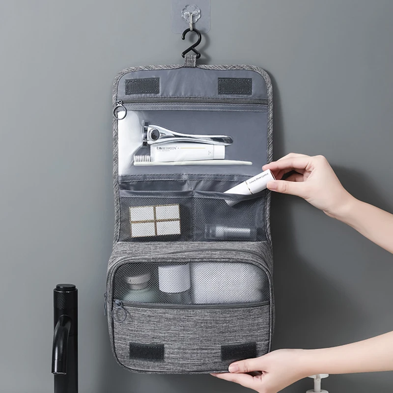 Sdaf13084bf034eb39ed021e6390260f3c.webp Oxford Fabric Men Business Portable Storage Bag Toiletries O - Image 1