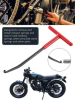1pc Motorcycle Exhaust Spring Hook Universal T Shaped Handle - Image 7