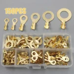 150pcs/set Round Terminal Block DJ431 O-type Lugs Terminals - Image 7