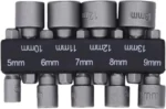 9pcs/set 5mm-13mm Hex Sockets Sleeve Nozzles Nut Driver Set - Image 2