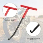 1pc Motorcycle Exhaust Spring Hook Universal T Shaped Handle - Image 9