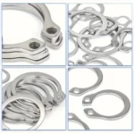 240-Piece Set of 15 Sizes of C-Clamp External Retaining Ring - Image 4