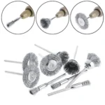 9Pcs/set Steel Wire Brush For Dremel Rotary Tool Paint Rust - Image 8