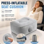 Inflatable Foot Rest Pillow for Travel, Portable Under Seat - Image 9