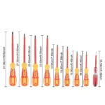 High Safety Magnetic Insulated Screwdriver Set Cross Flat Mu - Image 16