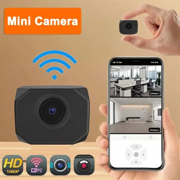 1080P HD Mini WiFi Camera AP Hotspot Remote Monitor Portable
