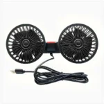 Car Fan 360° 3-speed Car Seat Back Cooling Fan USB Charge Du - Image 7